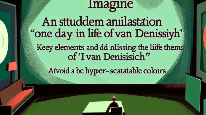 Analýza Solženicynovy novely Jeden den Ivana Děnisoviče