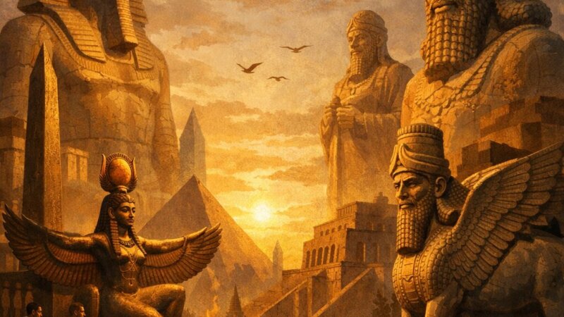 Charakteristika a význam sochařství ve starověkém Egyptě a Mezopotámii