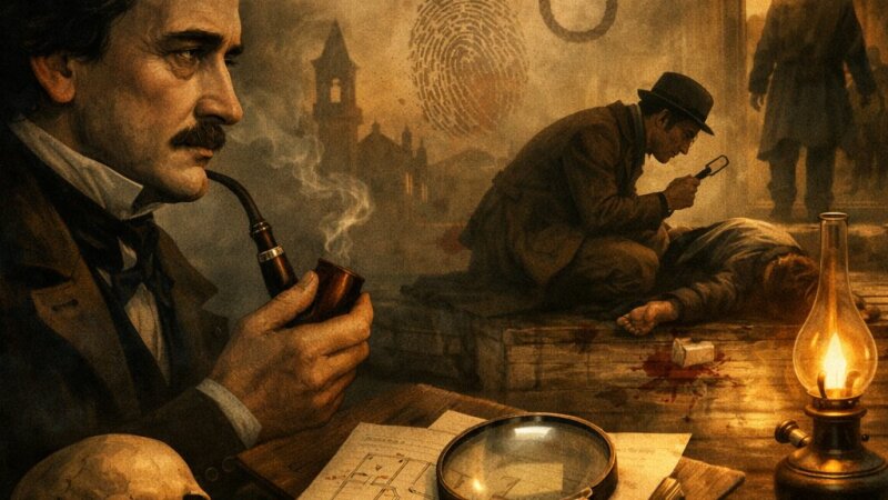 Edgar Allan Poe a vznik moderní detektivní literatury s Vraždami v ulici Morgue