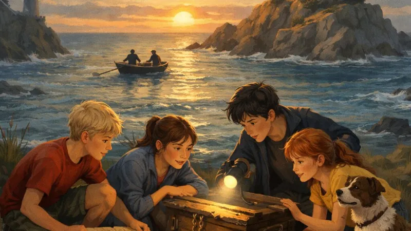 Enid Blytonová: Dobrodružství a přátelství v knize Pětka u moře