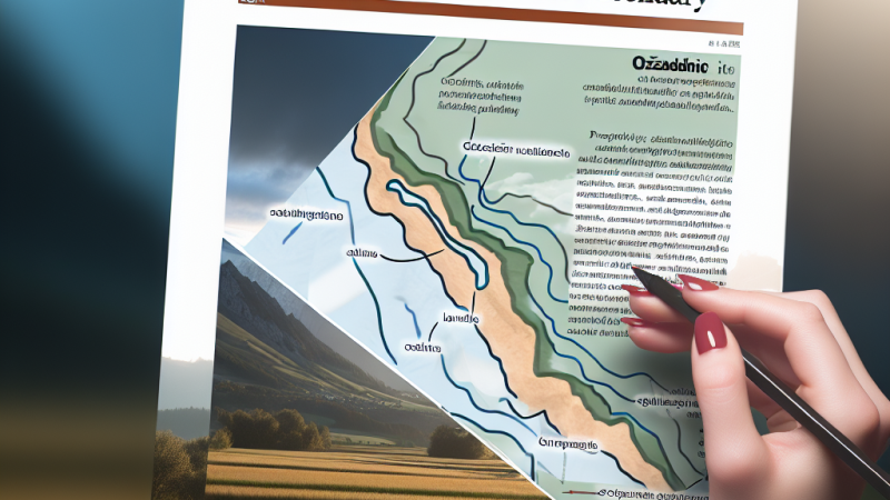 Geoekologické mapování Oščadnice: analýza sesuvů a ochrana krajiny