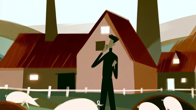 George Orwell: Farma zvířat – klíčová maturitní otázka a analýza