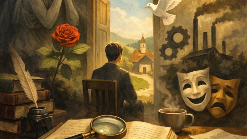 Hloubková analýza sbírky Host do domu od Jiřího Wolkera