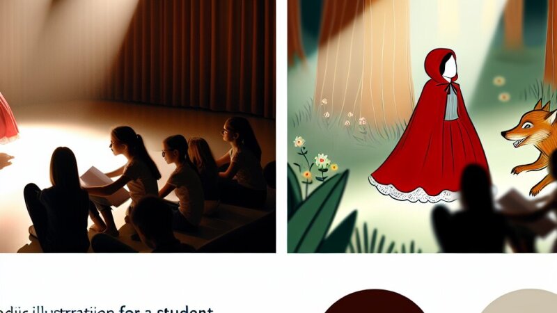 Jak připravit dramatizaci pohádky O červené Karkulce ve výuce