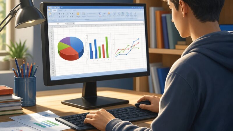 Jak snadno vytvořit grafy v MS Excel 2007: praktický návod pro studenty