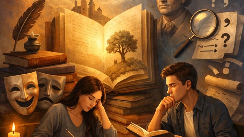 Klíčové maturitní otázky z literatury a češtiny pro střední školy