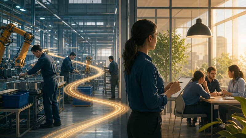 Lean management ve výrobě a službách: Principy a přínosy efektivity