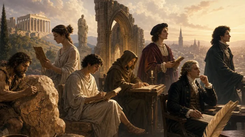 Maturitní otázka: Vývoj literatury od počátků do 19. století