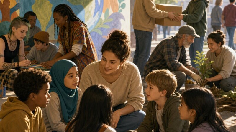 Multikulturalita, subkultury a dobrovolnictví v sociální pedagogice