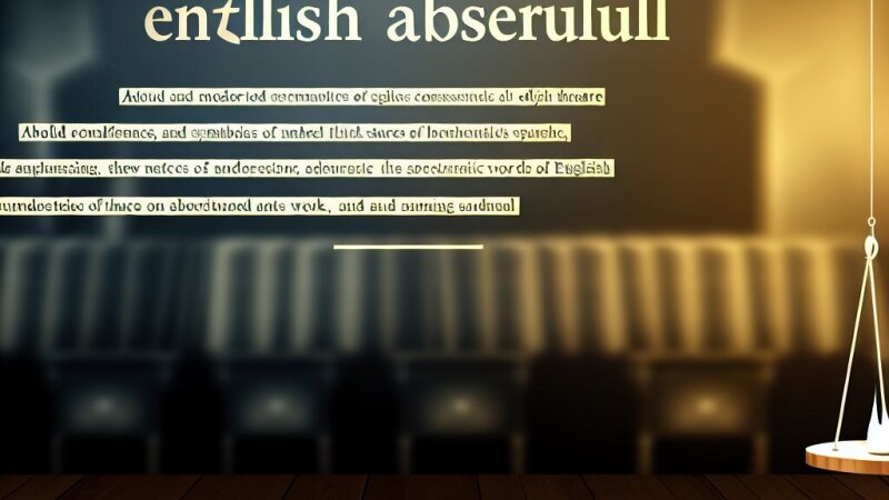 Norman Frederick Simpson — Jednosměrné kyvadlo: anglické absurdní divadlo a rituály