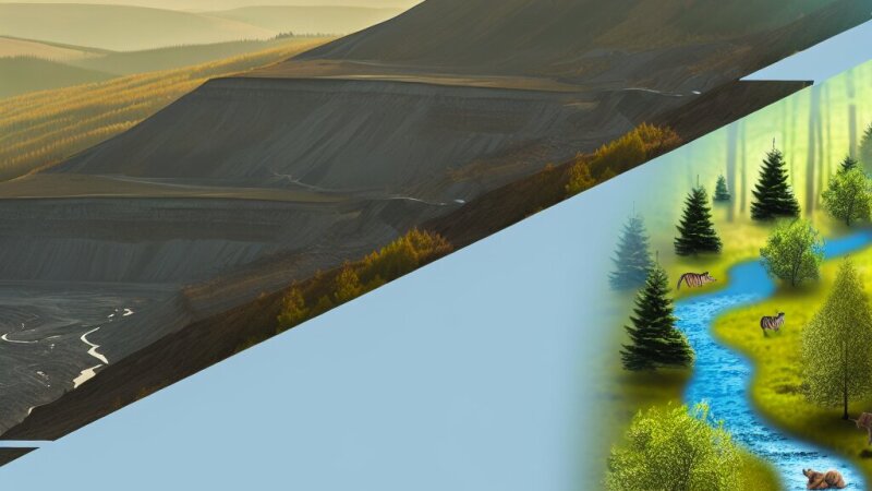 Obnova krajiny po těžbě uhlí v severních Čechách: rekultivace a revitalizace