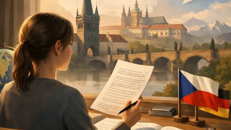Přehled České republiky pro maturitní zkoušku v němčině