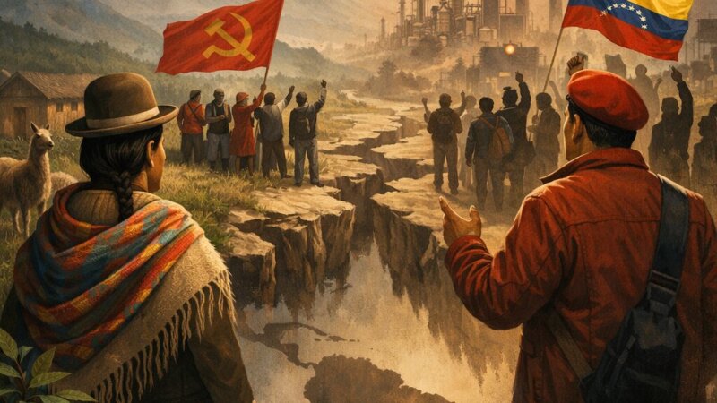 Porovnání sociálních a politických cest k socialismu v Bolívii a Venezuele
