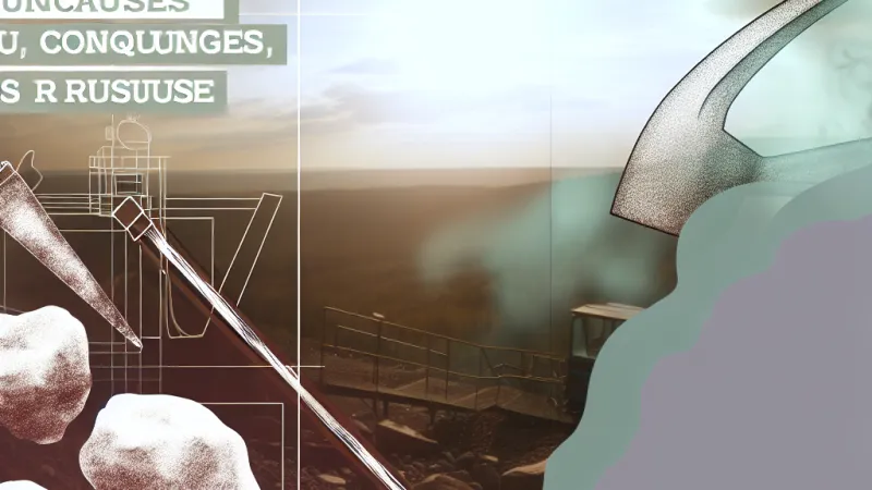 Průtrže hornin a plynů: příčiny, důsledky a prevence v hornictví