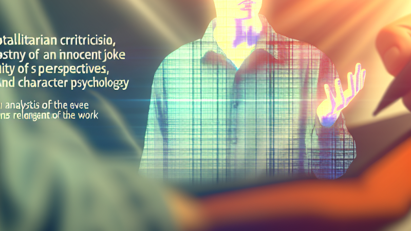 Rozbor románu Žert od Milana Kundery: Analýza a význam díla