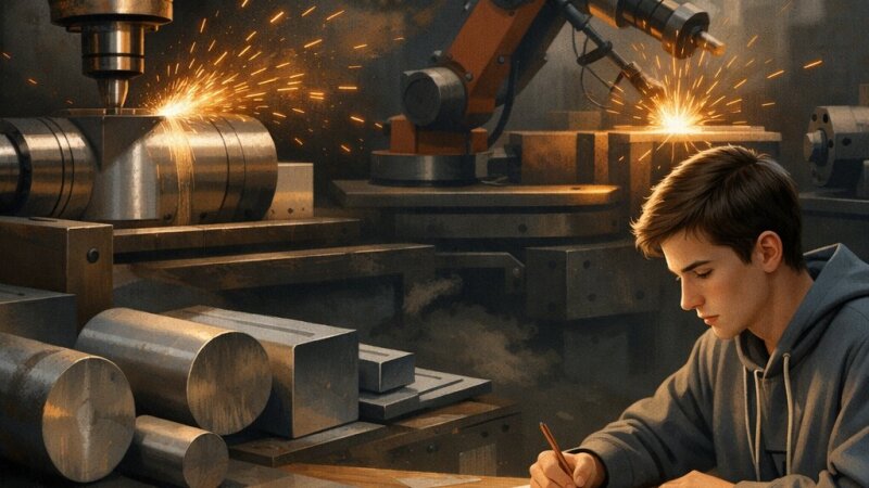 Strojírenská technologie a význam polotovarů v průmyslové výrobě
