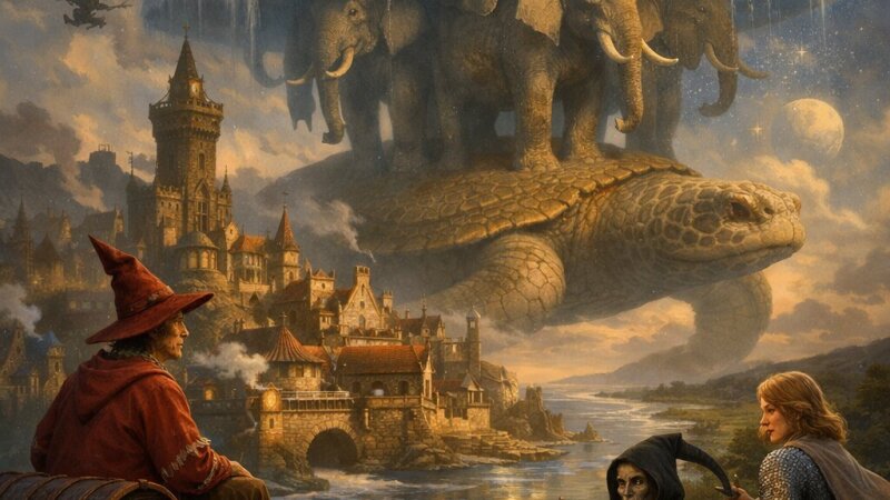 Terry Pratchett a Magický prazdroj: Satira a fantazie ve světě Zeměplochy