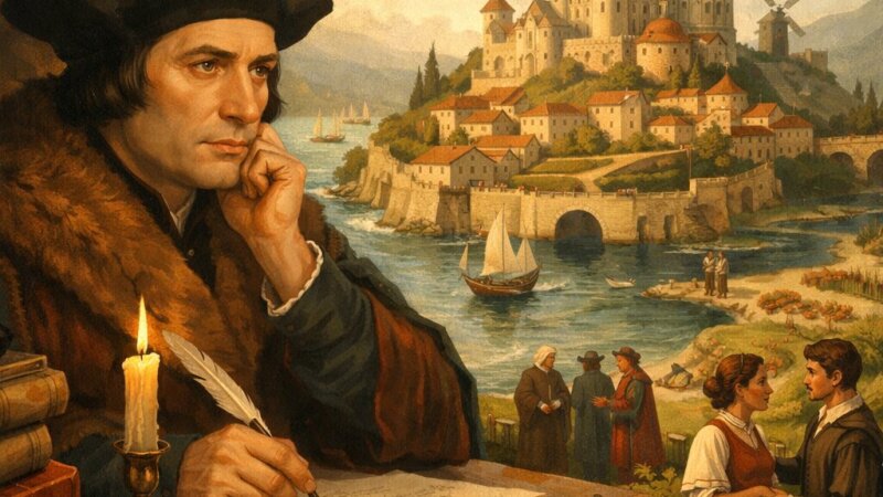 Thomas More a jeho dílo Utopie: Analýza ideální společnosti renesance