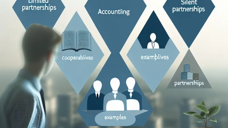 Účetnictví podle právní formy: VOS, komanditka, družstvo a tiché společenství