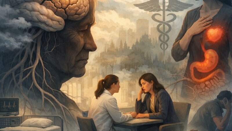 Vazba mezi demencí a psychosomatickými nemocemi v české medicíně