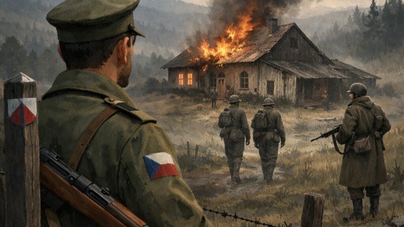 Vladimír Körner a novela Zánik samoty Berhof: Reflexe válečných zkoušek pohraničí