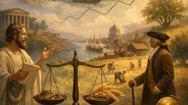 Vývoj ekonomických teorií od antiky po fyziokratismus