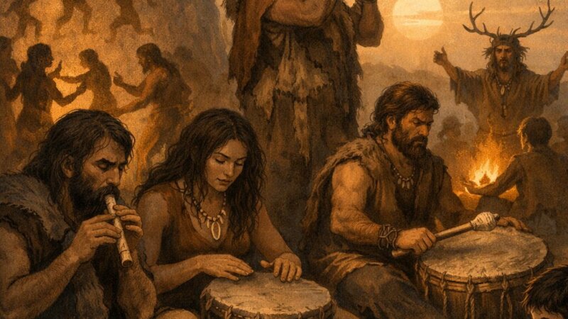 Vývoj hudby v pravěku: historie a význam hudebních projevů