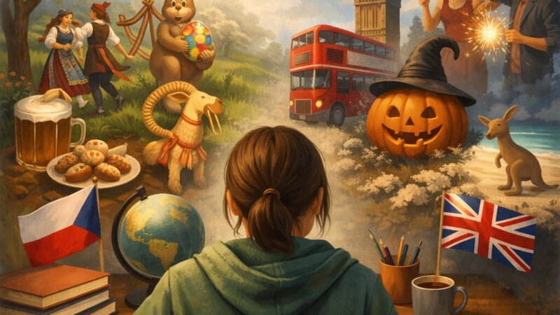 Zvyky a tradice v anglicky mluvících zemích a v Česku